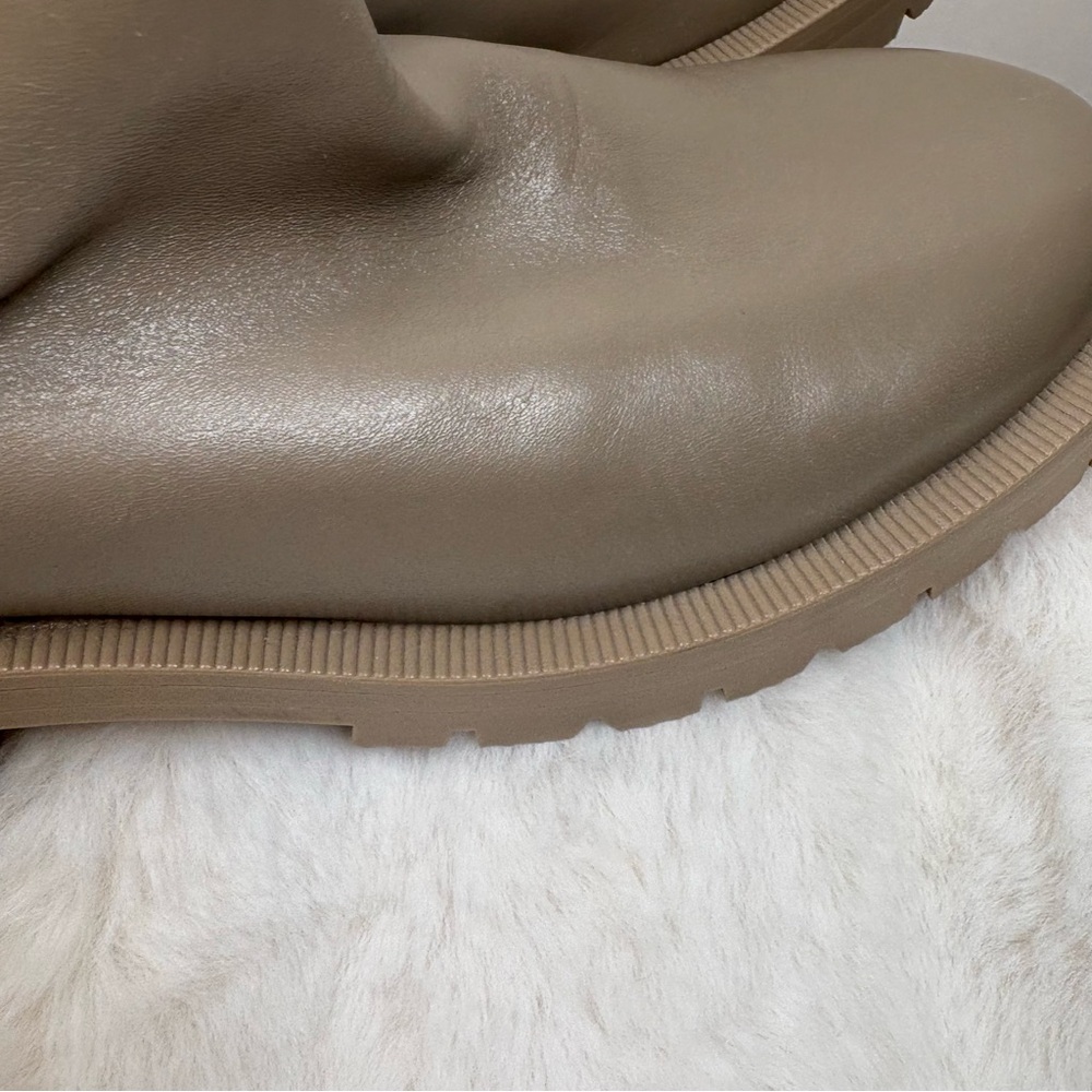 Zara high leather Boots. Taupe. Size 41. - Picture 10 of 16